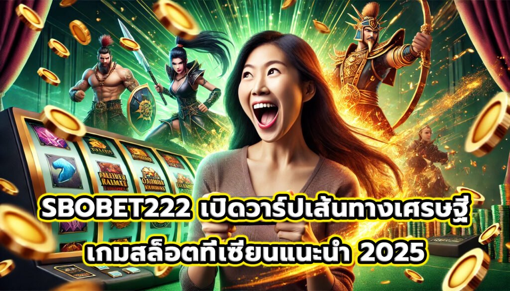 SBOBET222 เปิดวาร์ปเส้นทางเศรษฐี เกมสล็อตที่เซียนแนะนำ 2025