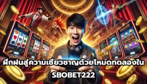 ฝึกฝนสู่ความเชี่ยวชาญด้วยโหมดทดลองใน SBOBET222-7