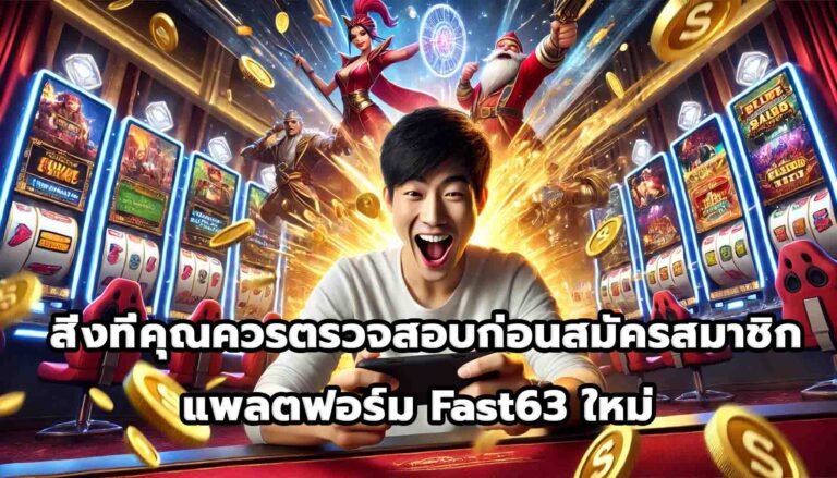 สิ่งที่คุณควรตรวจสอบก่อนสมัครสมาชิกแพลตฟอร์ม Fast63 ใหม่ -15